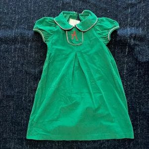 Classic Whimsey corduroy “A” monogram size 6